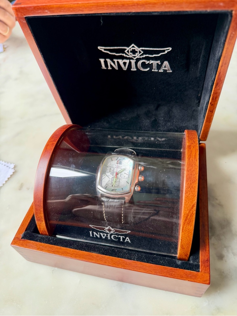 Invicta Meteorite Grand Lupah Silver Dial Chronograph Watch - Picture 2 of 8